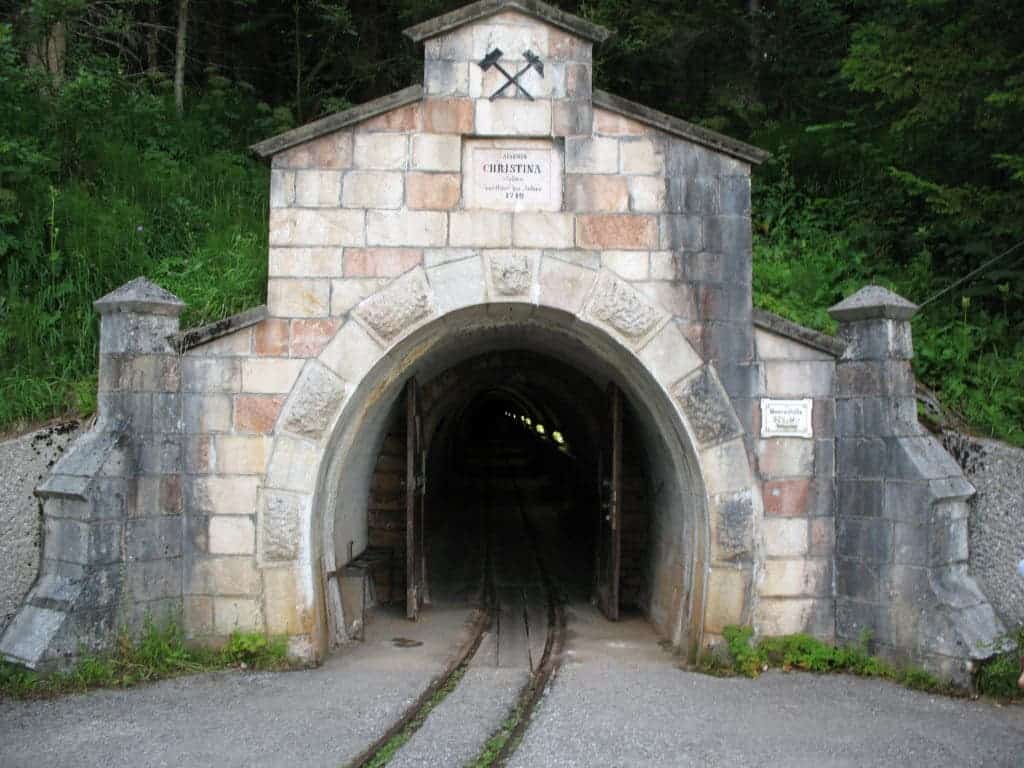 And old entrance to the Hallstatt - Salzbergwerk salt mine. Credit: Wikimedia Commons