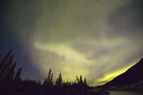 Aurora borealis in Canada