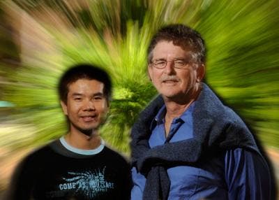 Thomas Weiler, right, Chui Man Ho, left. Credit: John Russell / Vanderbilt University