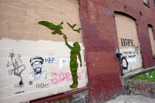 moss graffiti