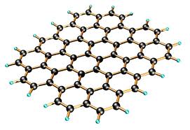 Graphene is an atomic-scale honeycomb lattice made of carbon atoms.