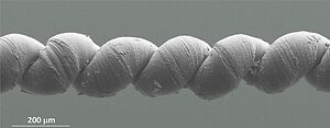 Nanootech yarn muscle