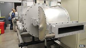 The huge bread nuking microwave machine. (c) BBC