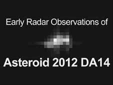 2012 DA14 radar observation