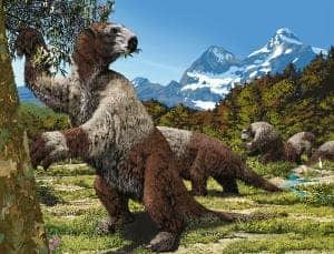 The giant sloth, imagined in happier days. Image: Jaime Chirinos/SPL