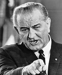 Former U.S. President Lyndon B. Johnson scored the highest on the grandiose narcissism scale.  