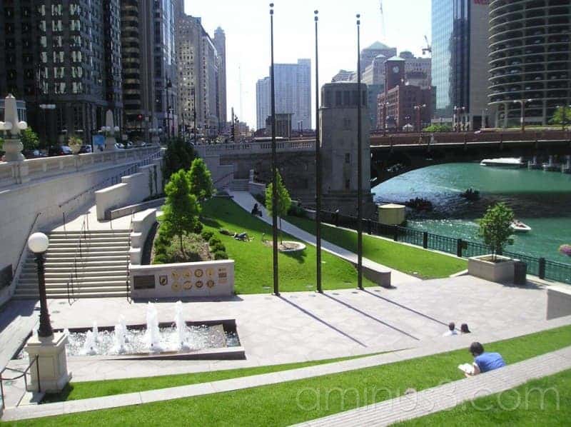 Green space in Chicago.