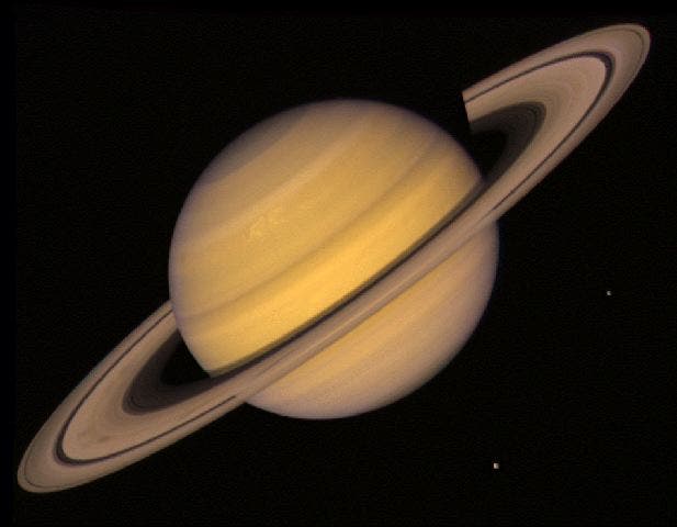 Saturn's Rings. Image via NASA.