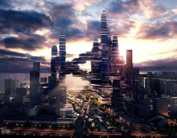 Cloud Citizen is an amazing concept for the development of a business center in Shenzen.