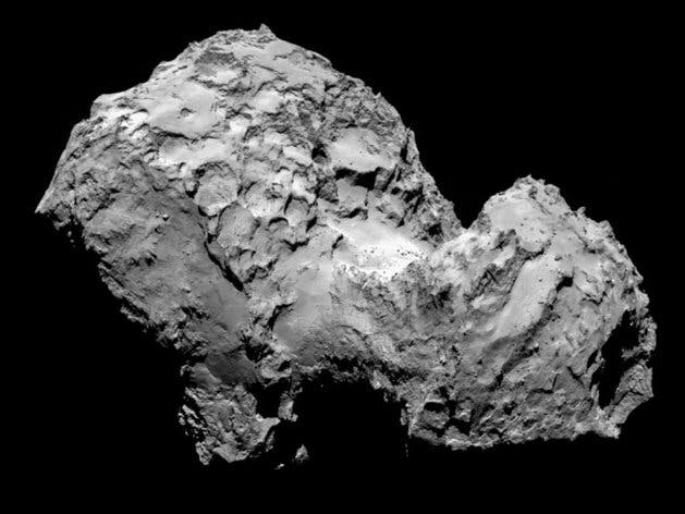 Comet 67P/Churyumov-Gerasimenko. Credit: AFP/ESA/Rosetta/MPS