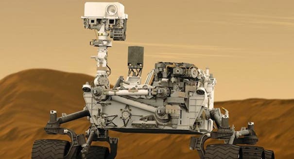 The Curiosity Rover. Image credits: NASA/JPL.