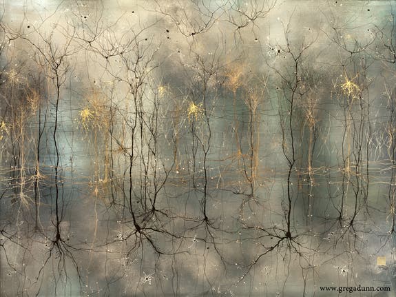 neurons painting