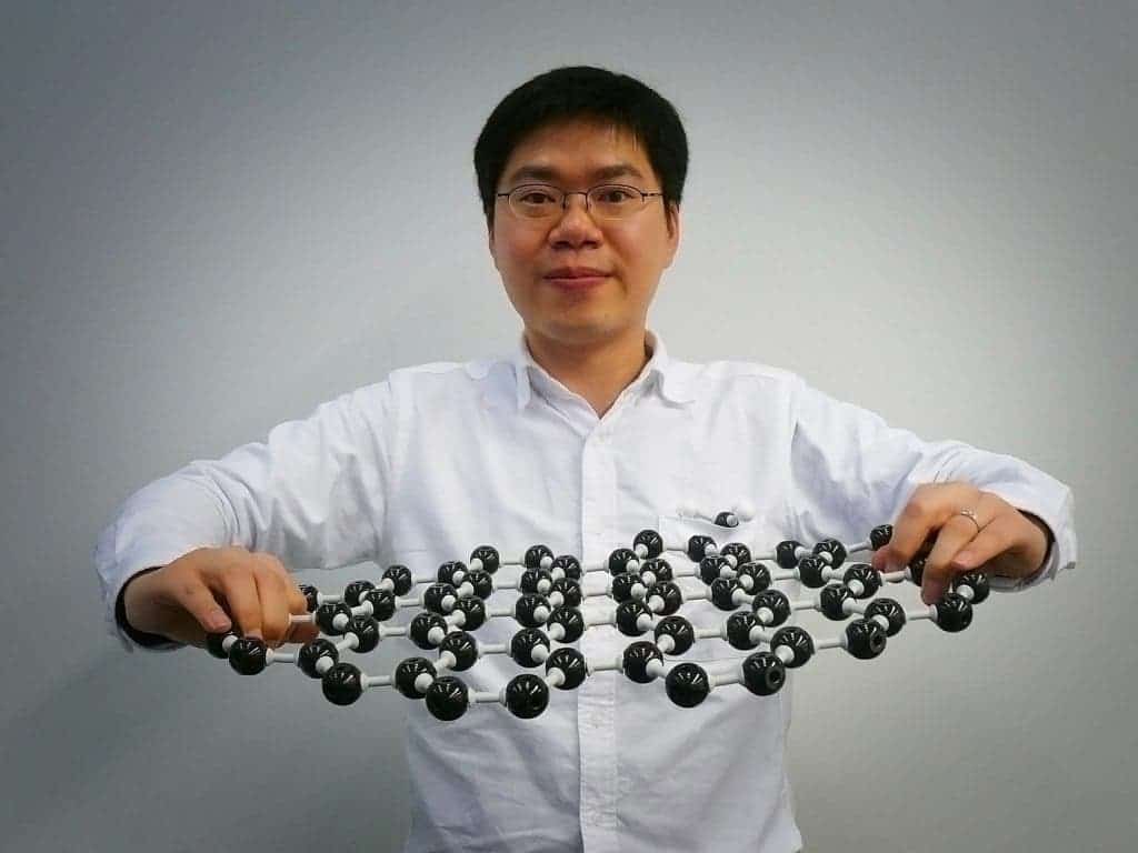 PhD researcher Shou-En Zhu wants to reduce the price of graphene production by a factor of 1,000. Image via Delft University of Technology.