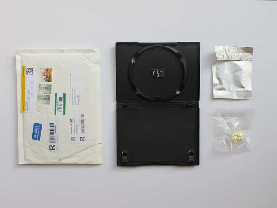 The Random Shopper Bot bought ecstasy pills which were shipped dissimulated in a condom. Image: