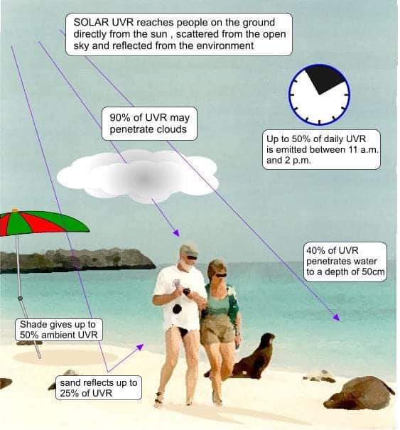 Some quick facts about UV exposure. Image: Australian Radiation Protection and Nuclear Safety Agency