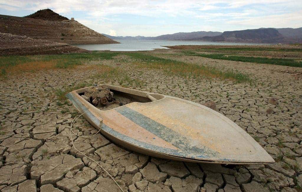 Las Vegas drought will reach extreme levels. Image via CBS.