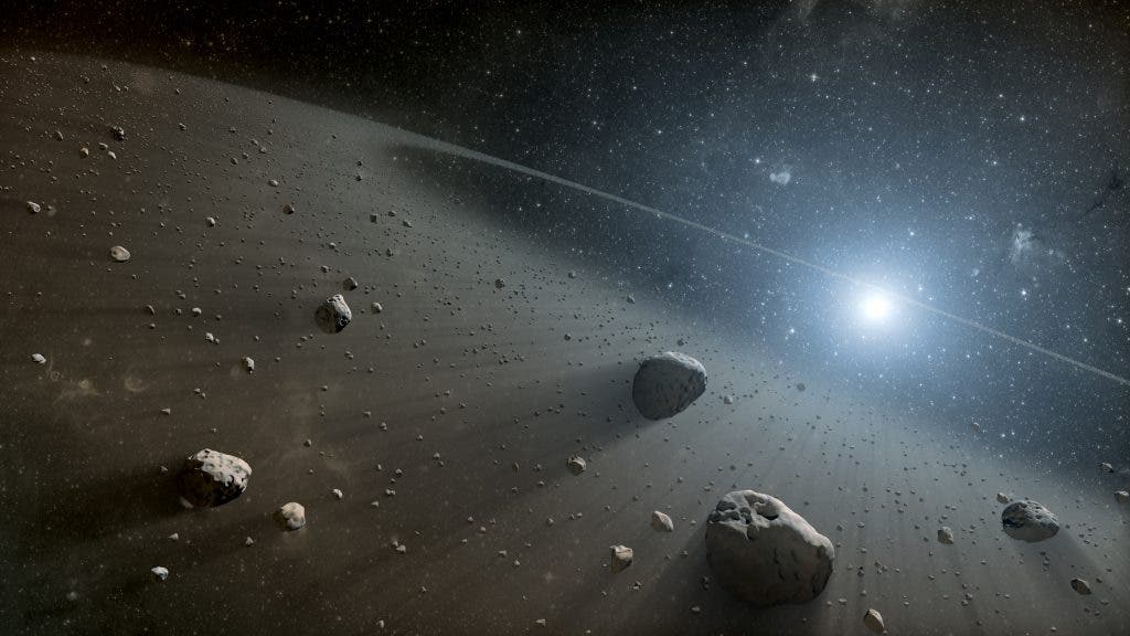 NASA is making plans to retrieve a chunk of an asteroid and make it orbit the Moon. Image via NASA.