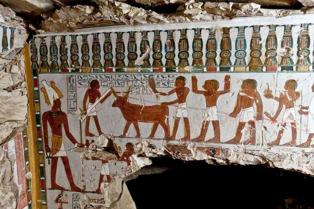 The tomb of Amenhotep has been discovered in Luxor.(Egypt Antiquities Ministry)