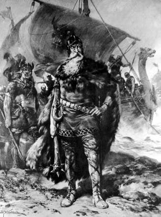 Rurik the Oarsman (830-879), the Viking prince who conquered Novgorod – Medieval Russia. Illustration by H. Koekkoek / Getty Images