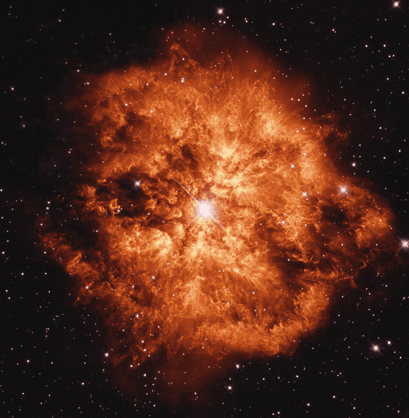 Another, Wolf Rayet star. Image via Wikipedia.