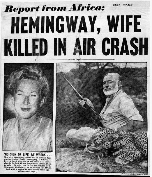 Hemingway crash