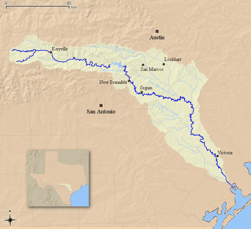 The Guadalupe watercourse.
Image via wikipedia