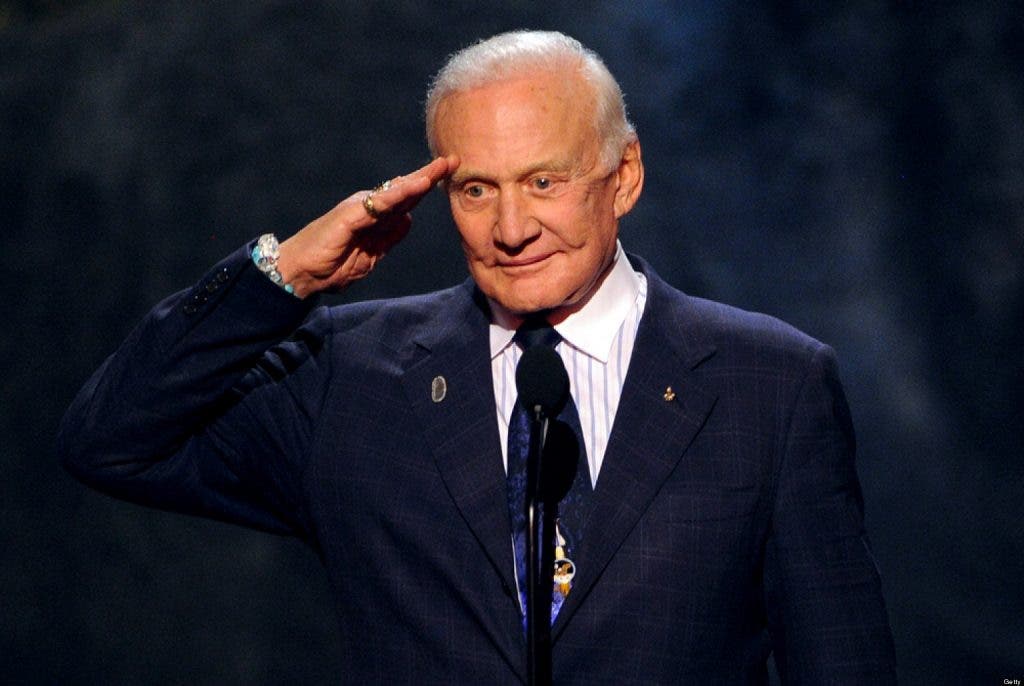 Buzz Aldrin. Image via Huff Post.