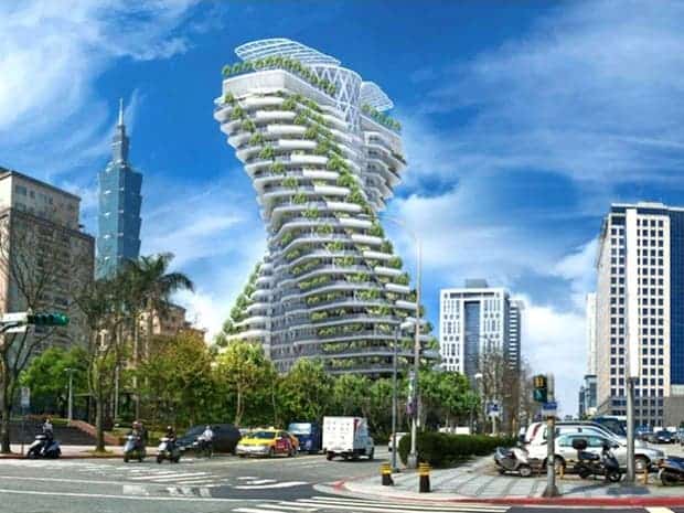 Agora Tower, designed by Vincent Callebaut for Taipei. (Vincent Callebaut Architectures)