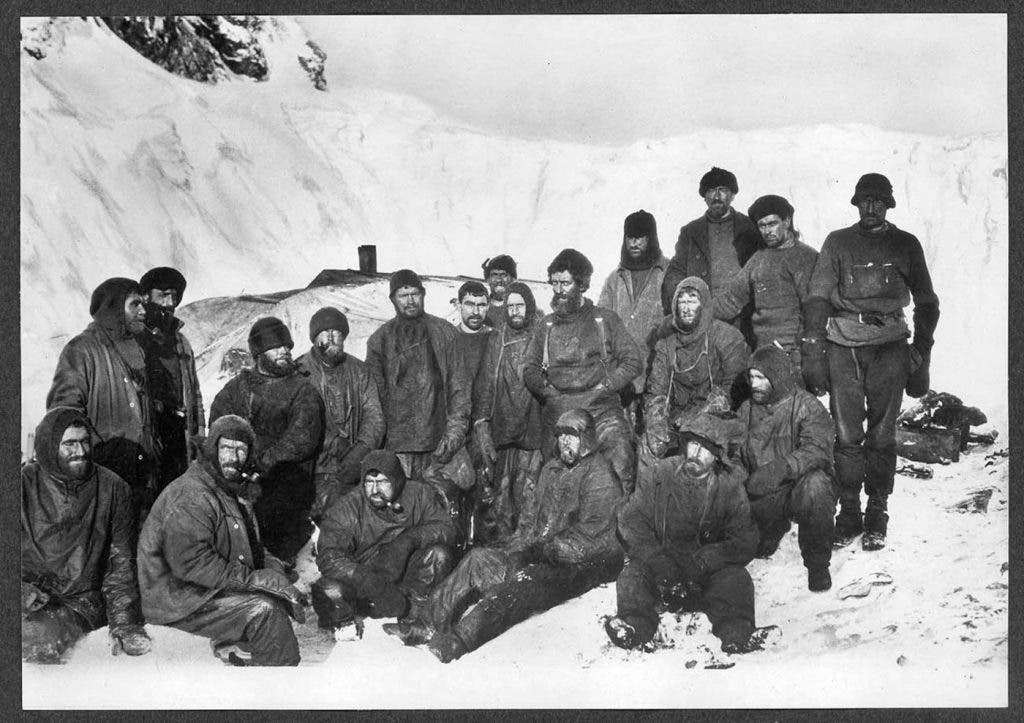 The crew left behind at Elephant Island.