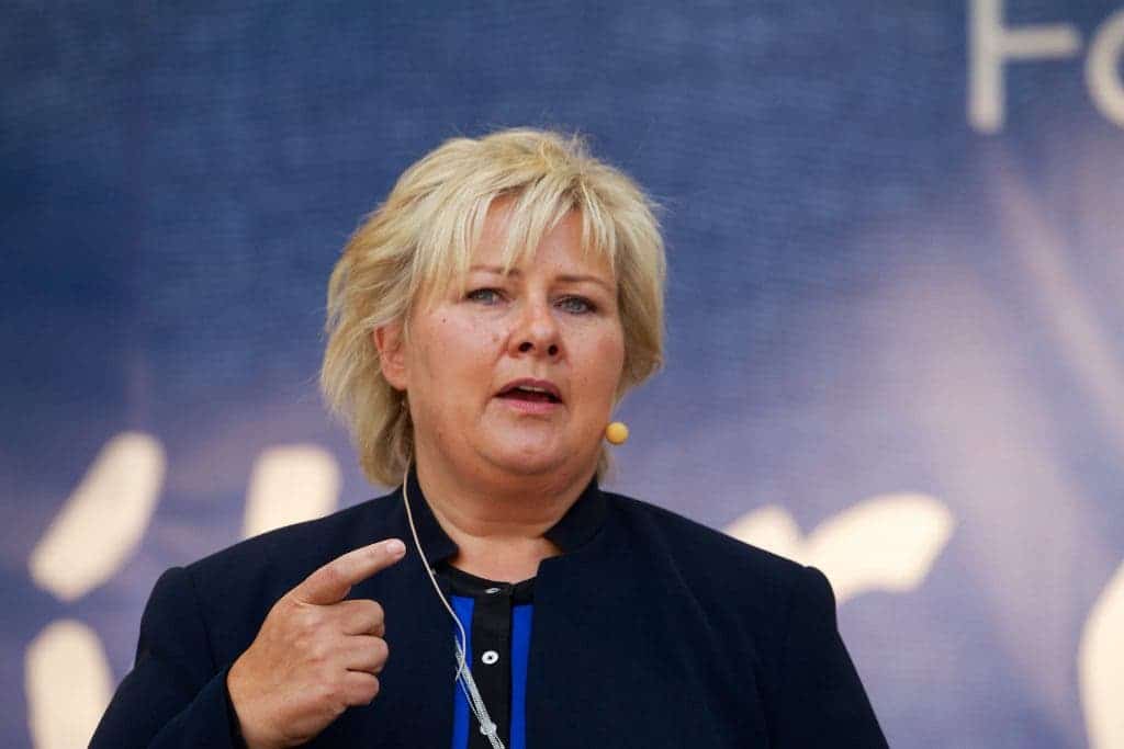 Erna Solberg, Norway's Prime Minister is one of the main supporters of the project.