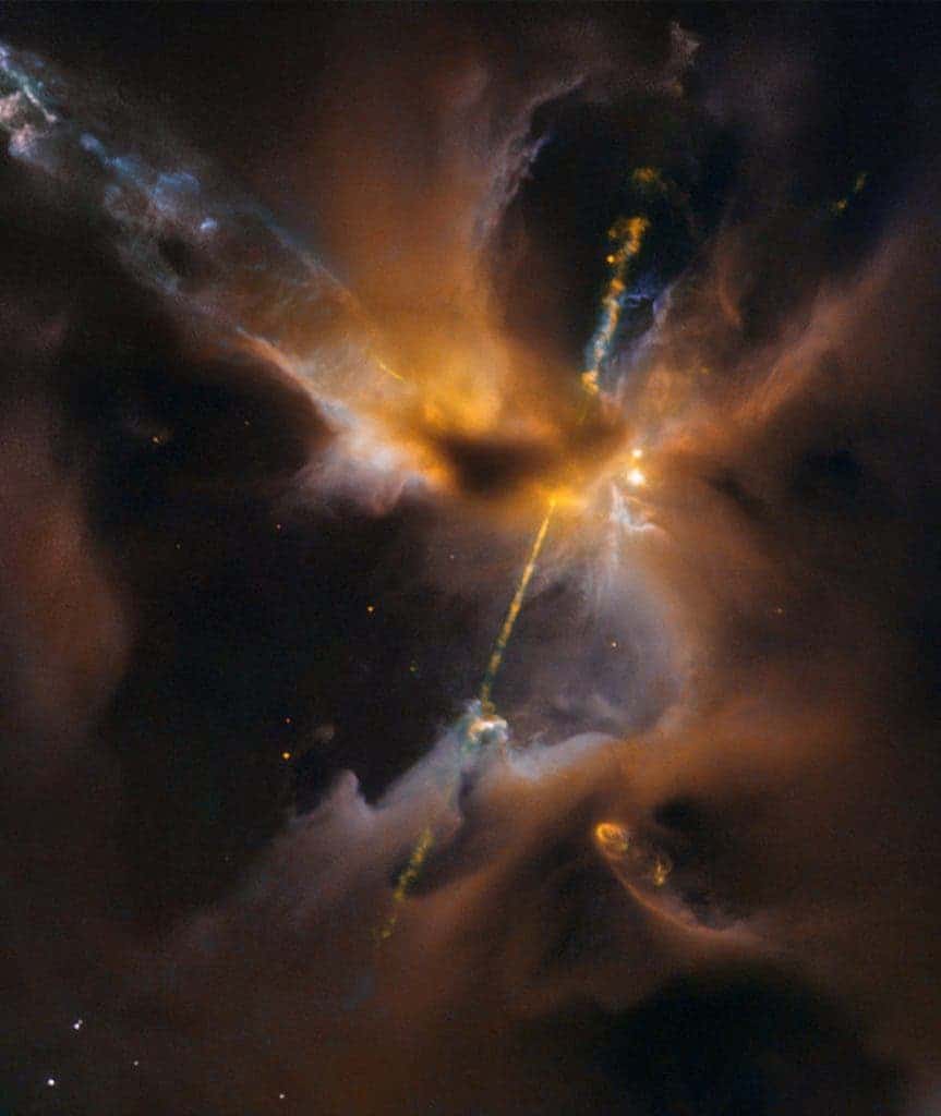 Hubble light saber
