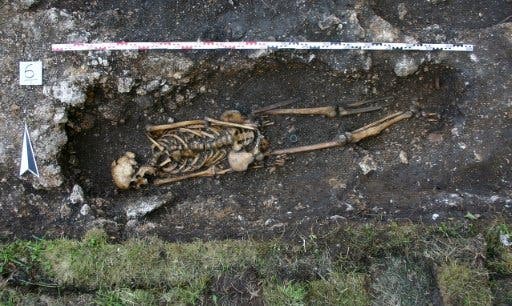 Archaeologists from the Austrian Archaeological Institute found the 1,500 year old device while excavating at a site in Hemmaberg, Austria. The man's remains were found in a group of small graves, mostly children, and was buried with a sword and brooch.
Image via france24