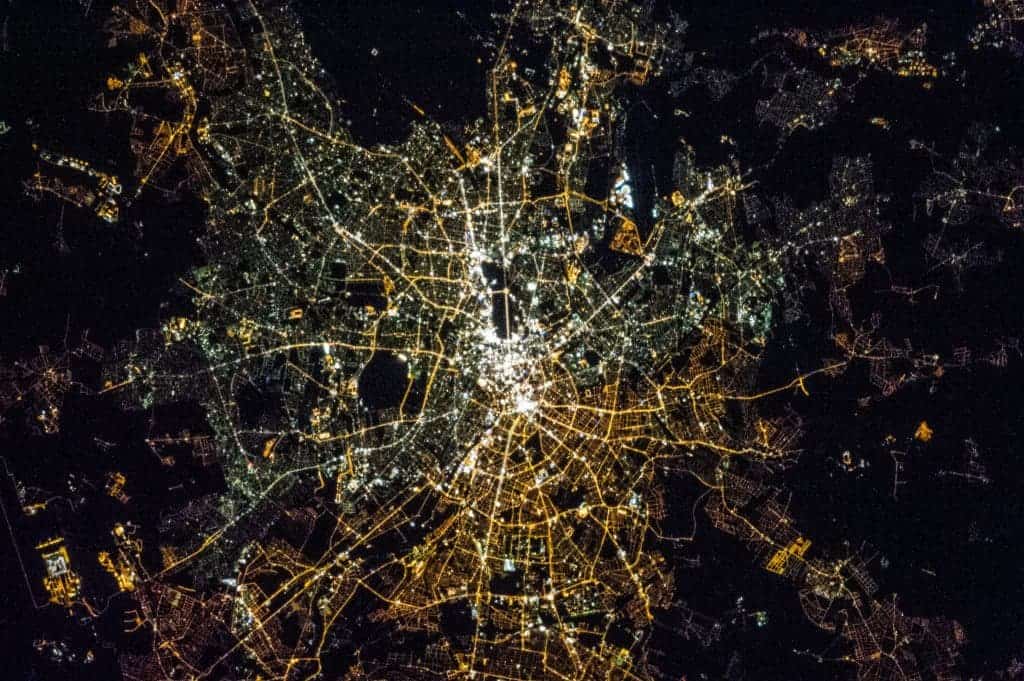 berlin from space
