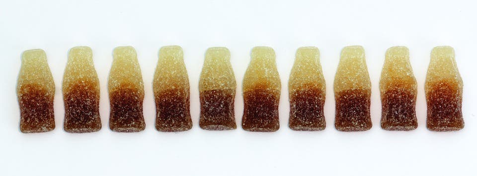 These jellos ironically have less sugar than the soda it's imitating.
Image via pixabay