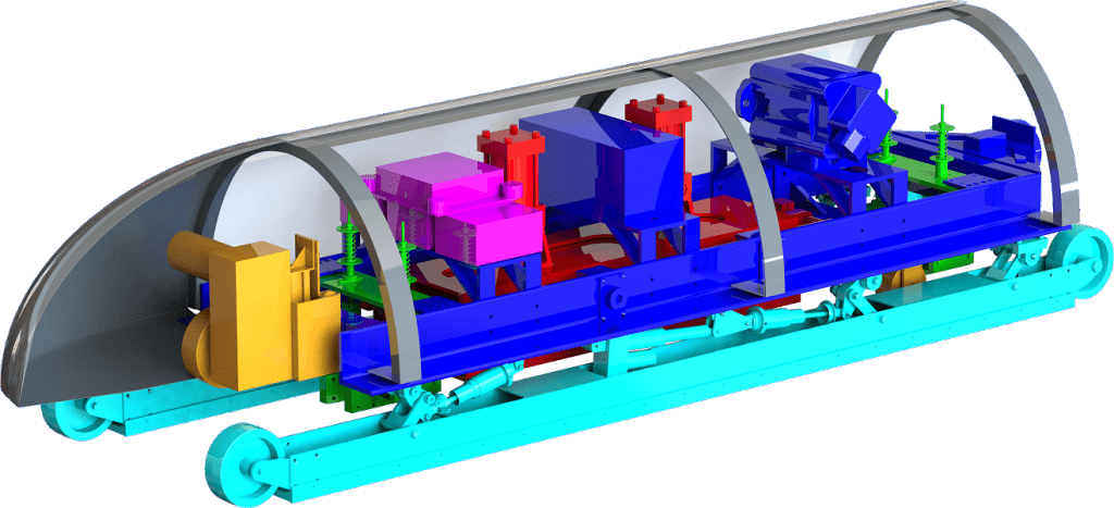 MIT's design for the Hyperloop. Image: MIT