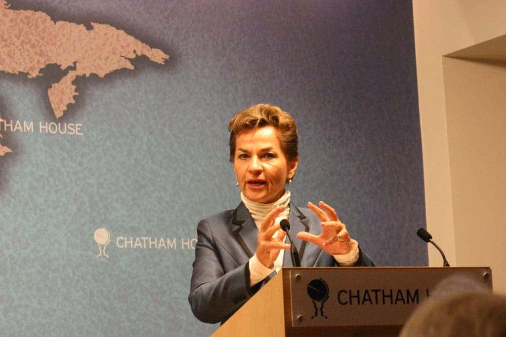 Figueres speaking at Chatham House in October 2012. Credit: Wikimedia Commons