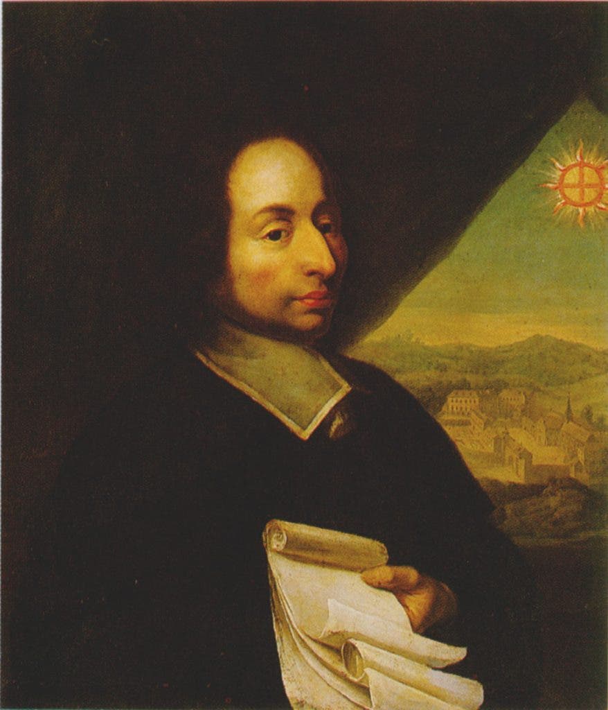 Portrait of Pascal, via Wikipedia.