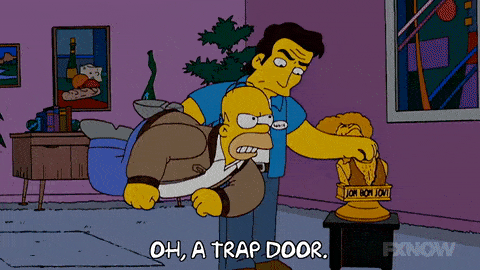homer trap door