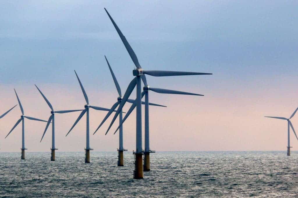 Princess Amalia Wind Farm in the North Sea, photo by Ad Meskens