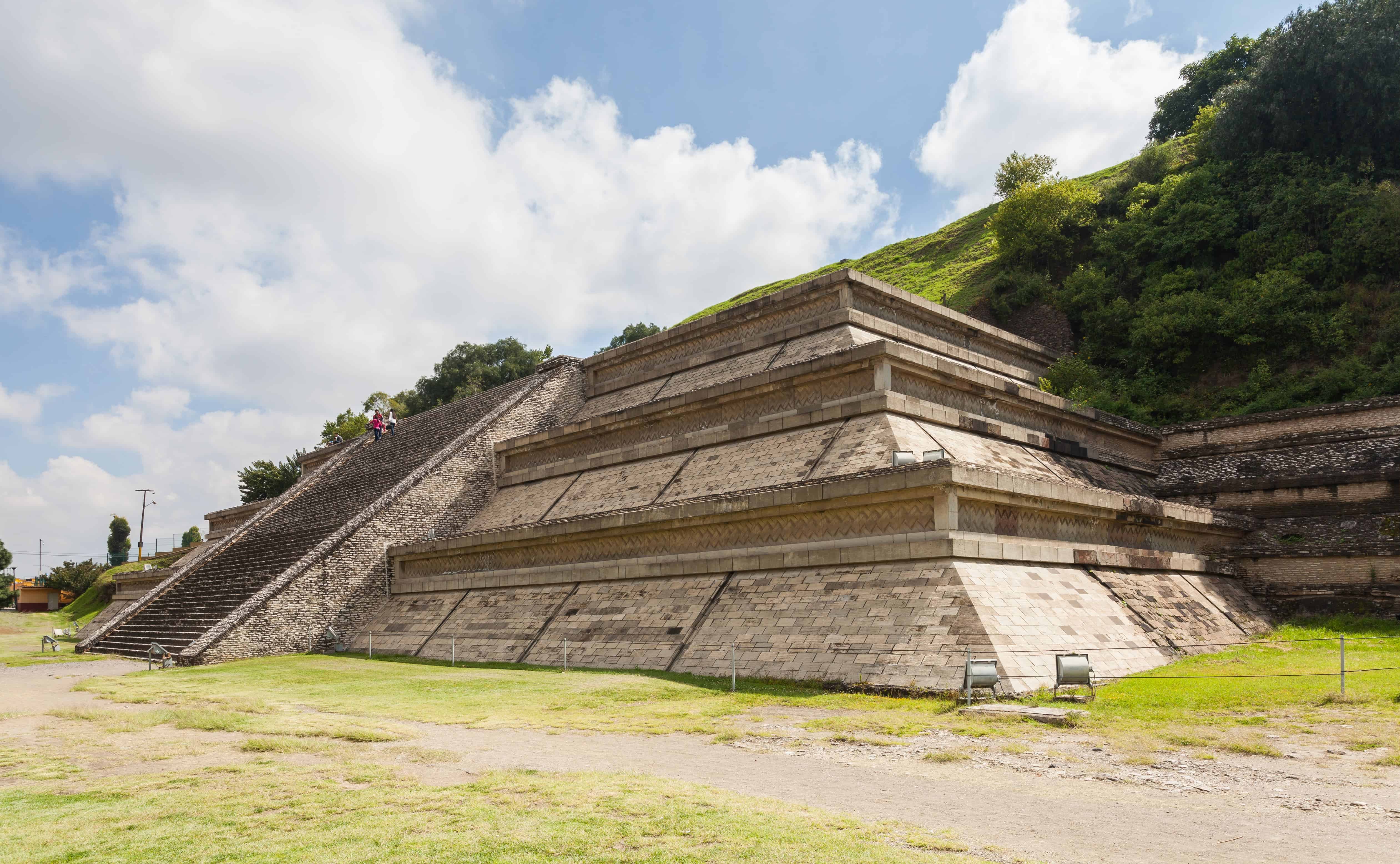 The base of the great Cholula Pyramid. Image by Poco a poco/Mexico.