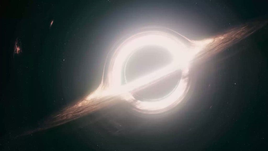 The Gargantua black hole from Interstellar.
Image credits Double Negative