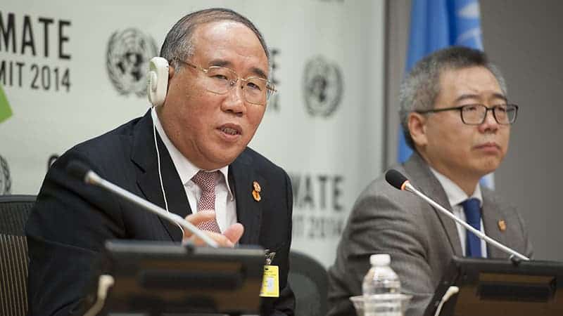Xie Zhenhua is a veteran of UN climate talks and in recent years, he has taken a more vertical position. (Pic: UN Photos)