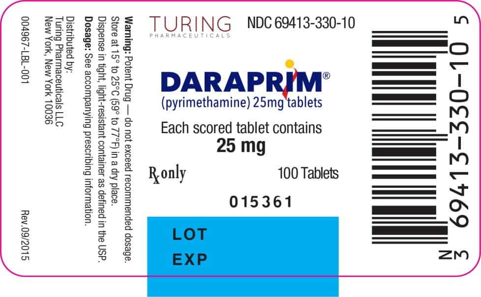 Daraprim sells for absurdly high prices in the US.