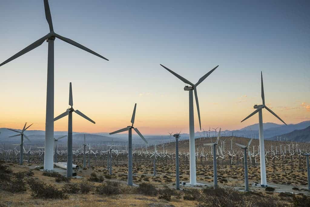 Renewable energy in the California Desert. Image credits: Bureau of Land Management.