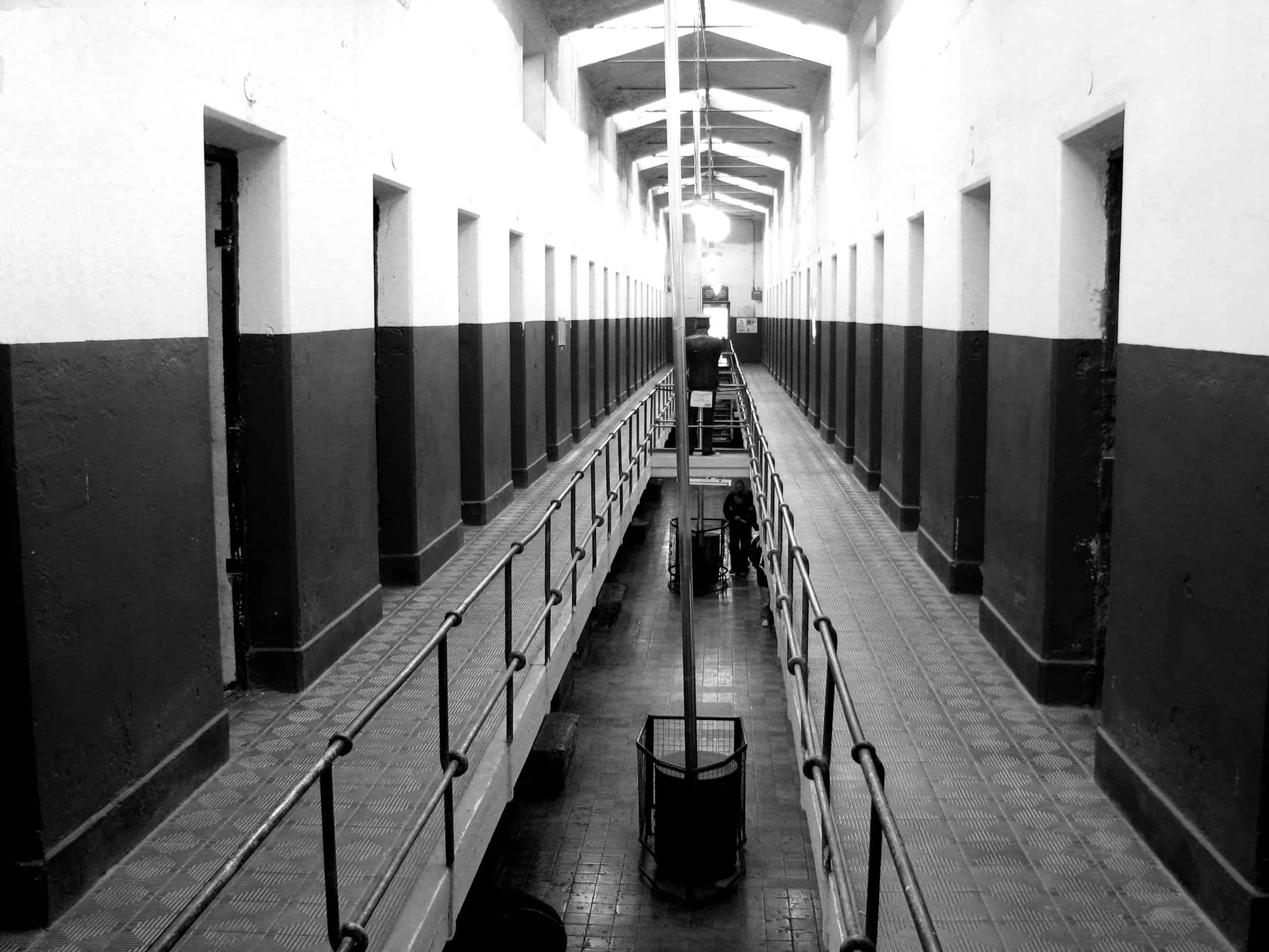 A corridor of the end of the world prison at Ushuaia, now a museum. Image credits: Luis Argerich