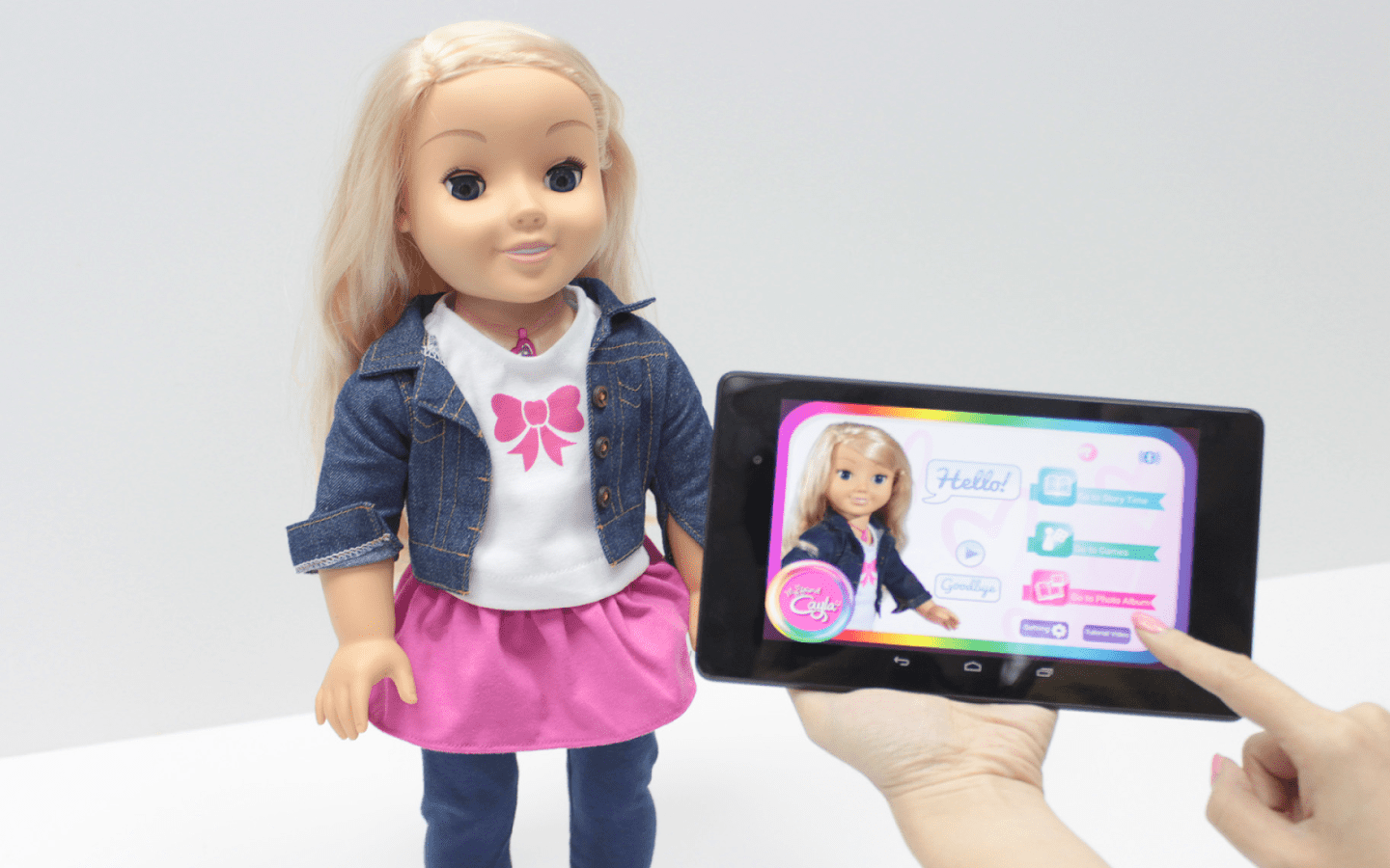 Cayla the doll might be a security vulnerability. Screenshot from the doll's app.