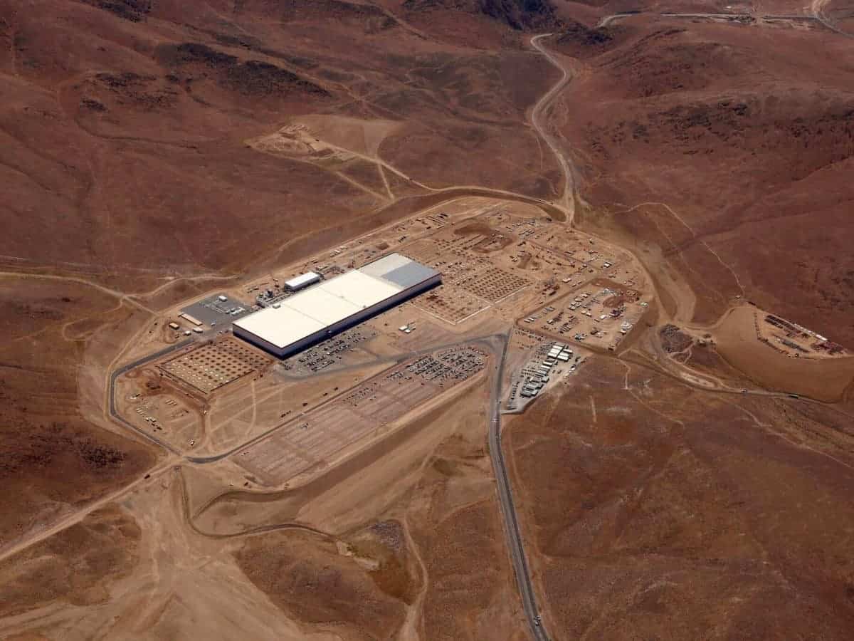 What Gigafactory-1, Tesla's battery plant outside Reno, looks like now. When completed it will cover 15 million square feet which will make it the building with the largest footprint in the world. Credit: Tesla.