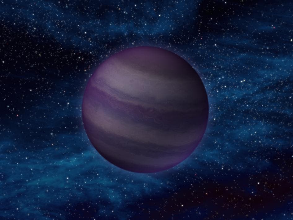 Artist's representation of what a Y-class brown dwarf might look like.
