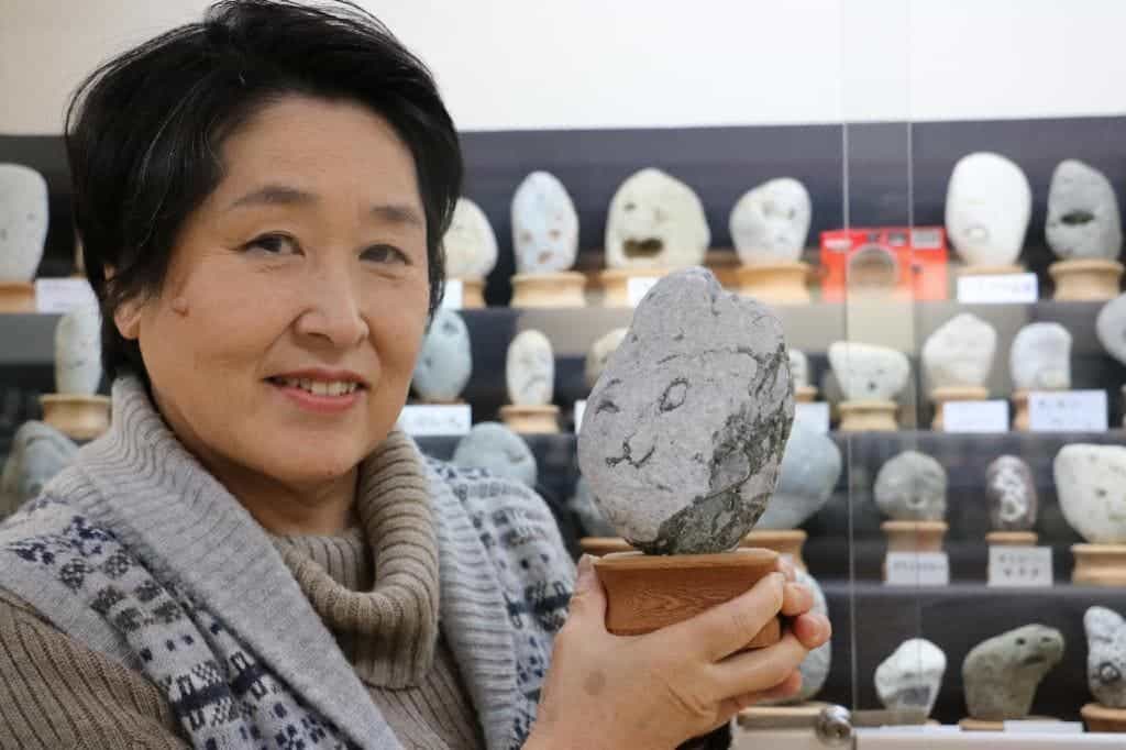The head curator Yoshiko Hayama.