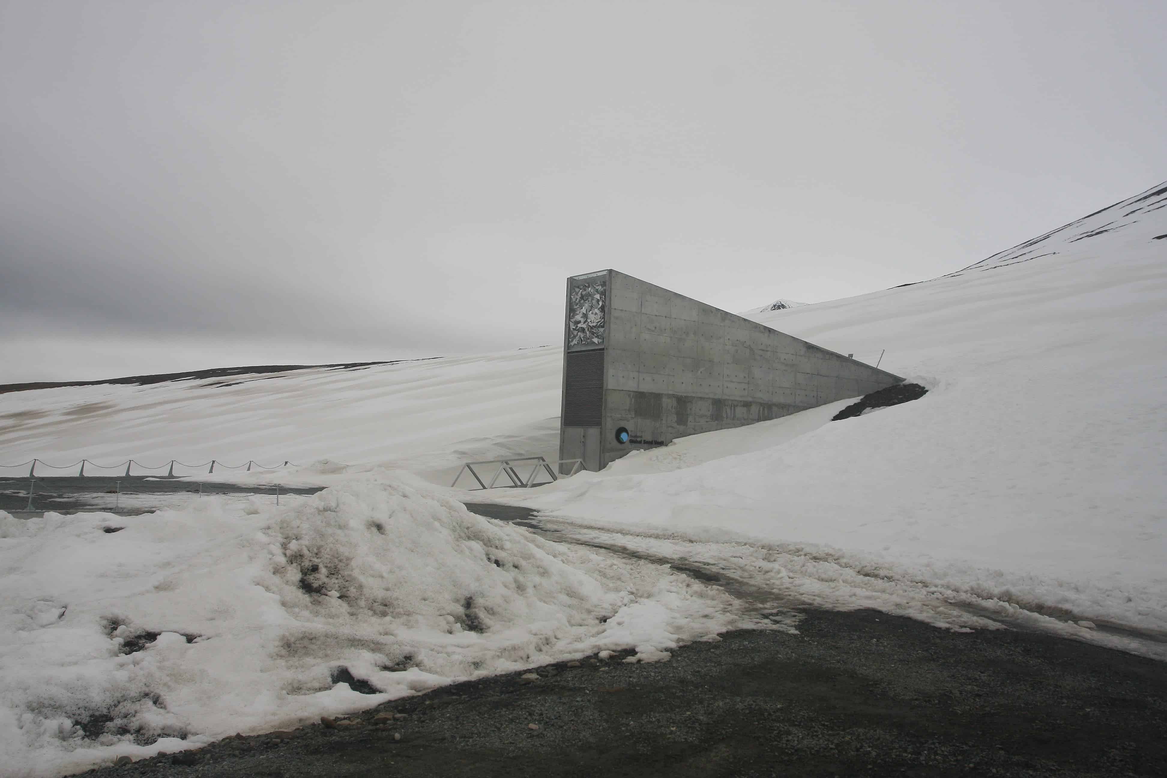 The seed vault (pictured here) will get a new sister -- a Doomsday Library.